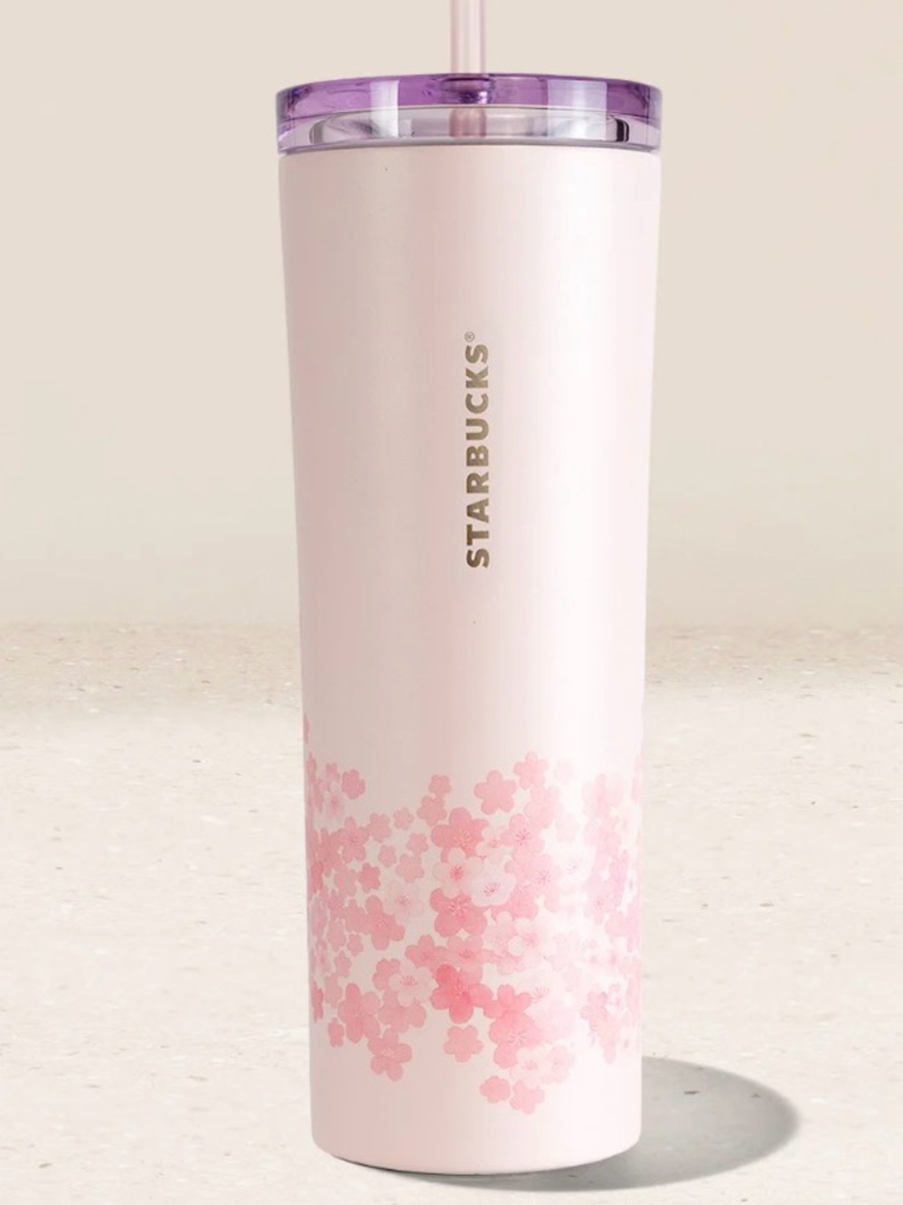 Starbucks Pink Cherry Blossoms Tumbler